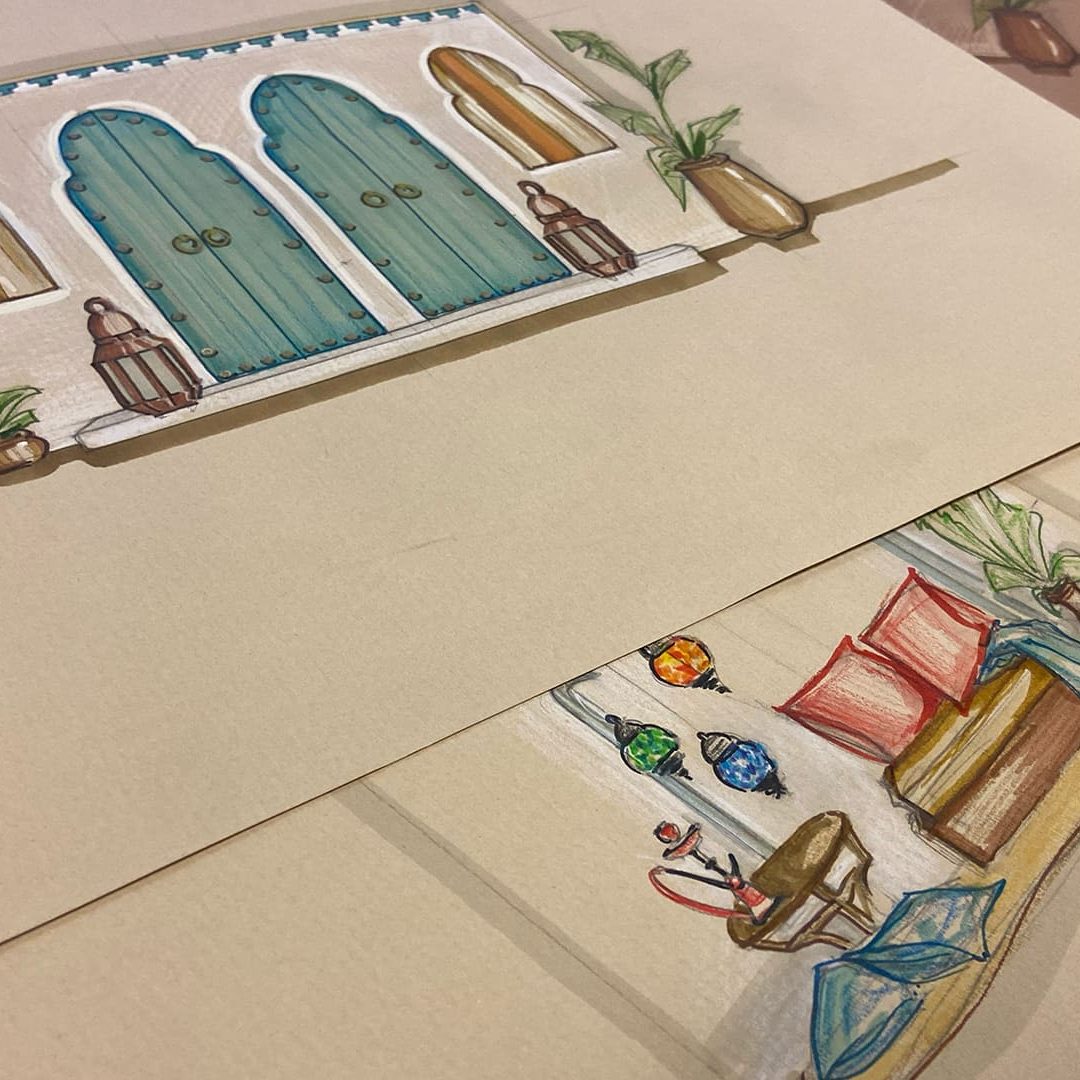 Allestimento marocco